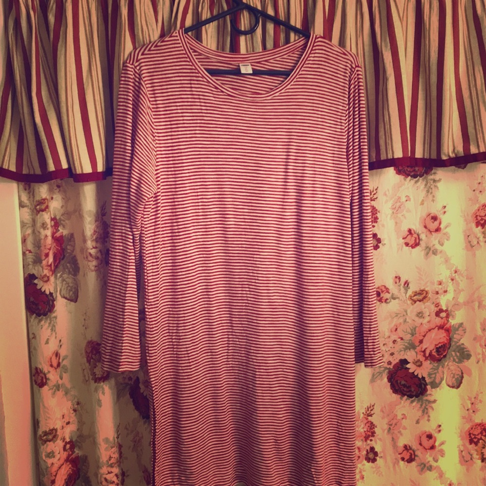 Old Navy Luxe Striped Tunic Size Large